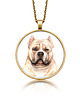 wisiory Medalion okrągły AMERICAN BULLY rasowy pies