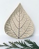 patery i talerze Liść ceramiczny mały talerzyk