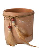 doniczki Doniczka oslonka boho pióra 12cm