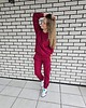 komplety damskie Dres Bordo