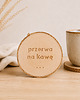 podkładki do kuchni Drewniana podkładka przerwa na kawę