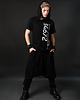 t-shirty męskie Czarny T-shirt NO RULES Z nadrukiem Unisex