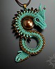 wisiory Lirveth, wisior ze smokiem, beading