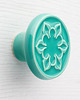 gałki do mebli Gałka do mebli, miętowo-turkusowa, wz.2
