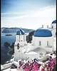 plakaty Plakat "Katedra na Santorini"