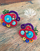 kolczyki soutache Kolczyki sutasz kolorowe