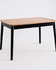 meble - stoły i stoliki - stoły Stół rozkładany ANTON 120x80 - dąb, czarny