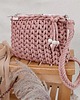torby na ramię Pillow Bag  - różowe złoto