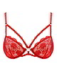 biustonosze damskie Czerwony Biustonosz Mad Cat No. 13 Red