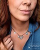 srebrne naszyjniki Naszyjnik z monetami Boho/ Gypsy. srebro 925