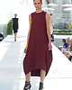 sukienki midi damskie Maroon bottle dress