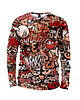 bluzy męskie Koszulka Longsleeve Męska DR.CROW Graffiti Skull