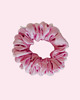 gumki do włosów Gumka jedwabna, scrunchie, frotka pudrowy róż MIDI