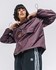 kurtki damskie Kurtka wiatrówka typu anorak burgundowa