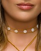 chokery Choker White Lady - masa perłowa