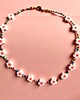 chokery Choker z kwiatkami