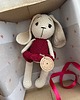 przytulanki dla niemowląt i dzieci Prezent krolisia na roczek,urodziny, chrzest święty, babyshower, mikołaj