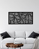 dekoracje - na ścianę DEKORACYJNY PANEL AŻUROWY, LIŚCIE, DEKORACJA ŚCIENNA  3D, ORNAMENT 60 x 120 c
