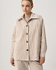 kurtki damskie Kurtka BUTTON Crema