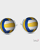 spinki do mankietów Spinki do mankietów PIŁKA DO SIATKÓWKI