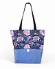 torby na ramię Torba shopper na zakupy wodoodporna shopperka torba na ramię piwonia peonia