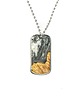 biżuteria męska Nieśmiertelnik Bewood Resin Grey Srebrny