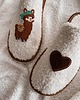 kapcie damskie Kapcie damskie alpaki z sercem