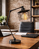 lampy stołowe Industrialna lampa biurkowa do nauki z regulacją CABULO LOFT