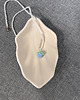 wisiory Handmade naszyjnik z koralików z plecionym owocem niebieskim jasnym