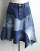 spódnice midi Asymetryczna spódnica jeans r.42/44