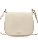 torby na ramię Torebka damska skórzana listonoszka ze skóry licowej modna beżowa