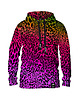 bluza z kapturem damska Damska Bluza z kapturem DR.CROW Multicolor Leopard