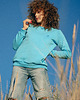 bluza bez kaptura damska Bluza Basic Blue
