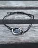 bransoletki wire wrapping Z onyksem - bransoletka sznurkowa