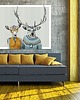 obrazy OBRAZ NA PŁÓTNIE -  100x80cm Jelenie