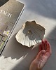 pojemniki na biżuterię Podstawka na Biżuterię Palo Santo Ceramiczna Muszelka Babie Lato