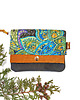 portfele damskie Portfel Boho Mini - Zielony Paisley
