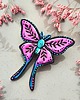 przypinki Pin z baśniowym motylem kolorowa biżuteria fantasy dla fanów elfów