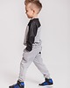 bluzki dla chłopców Bluza szara r.116
