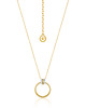 złote naszyjniki Naszyjnik circles gold
