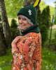 czapki damskie Czapka beanie z bawełny logo kolorowe Zielony