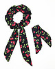 gumki do włosów Frotka Scrunchie CHERRISH Wisienki