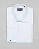 koszule męskie Koszula męska mozza 00488 na spinki błękit slim fit