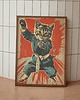 plakaty Plakat - Karate cat