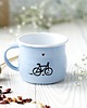 kubki Emaliowany Kubek Rowerzysty