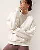 bluza bez kaptura damska Bluza do jogi JUST PERFECT Oversize Sweatshirt - vanilla m/l
