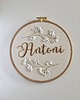 Chrzest - inne Tamborek haftowany- COTTON BLOOM