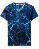 t-shirty dla dziewczynki T-shirt Girl DR.CROW Marble Blue