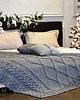 koce i narzuty Koc 150x210cm+ 2poszewki na poduszki 40x40 (kolor ecru)