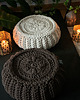 pufy do siedzenia Pufa Dziergana Chill Zafu Style Crochet  60 X 20cm